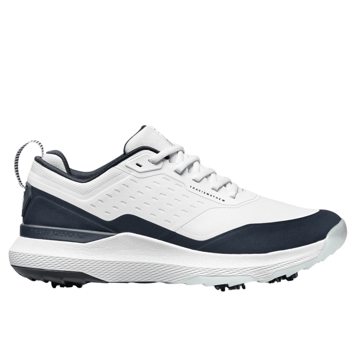 TravisMathew The NuAge Mega Golf Shoes Cool White Total Eclipse Medium