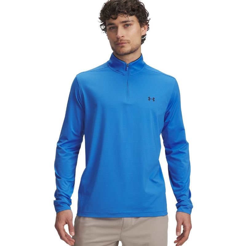 Under Armour Drive 1/4 Zip Blue Atlantis Midnight Navy