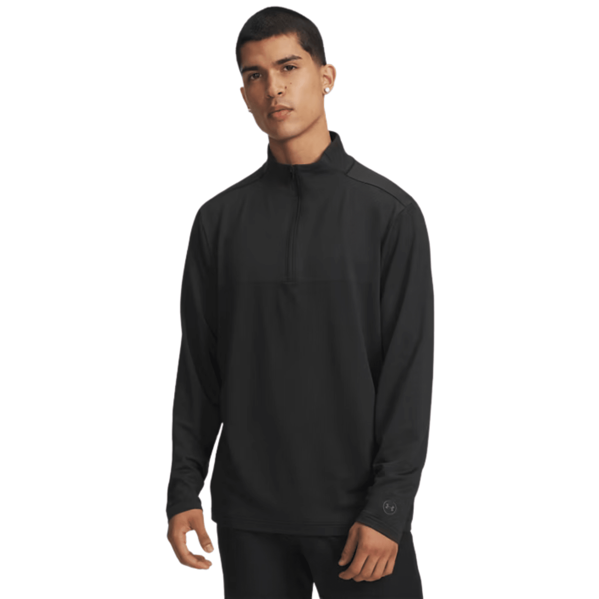 Under Armour Drive Lightweight 1/2 Zip Black Anthracite Castlerock