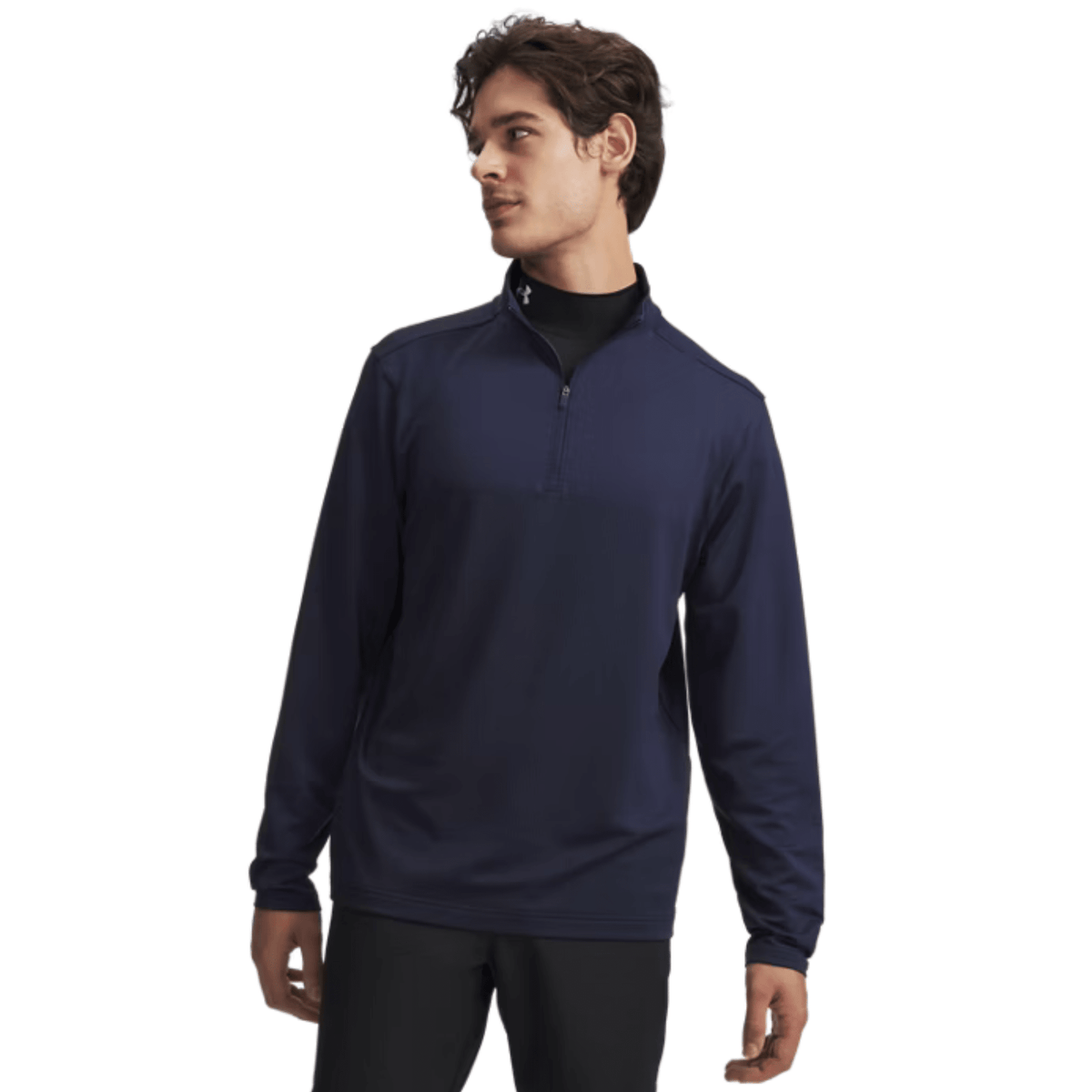 Under Armour Drive Lightweight 1/2 Zip Midnight Navy Midnight Navy Fade Heather Castlerock