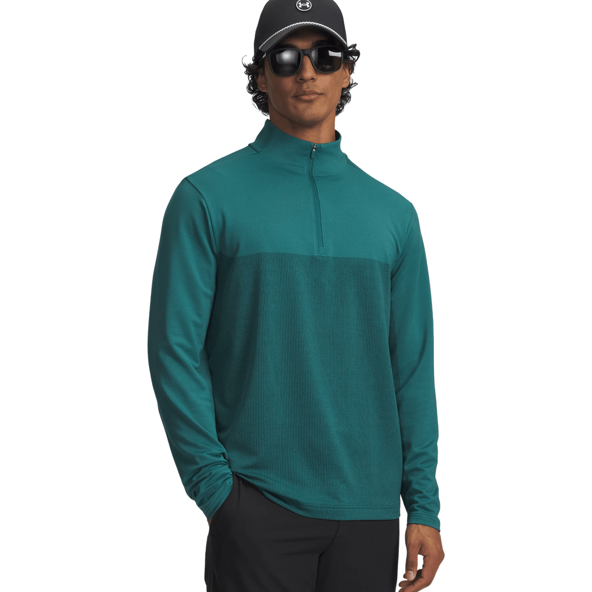 Under Armour Drive Lightweight 1/2 Zip Rack Green Arden Green