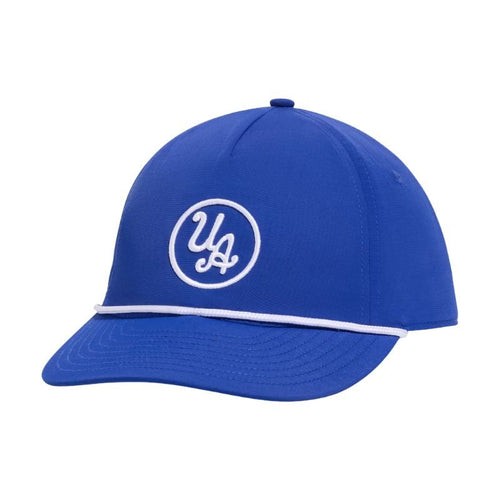 Under Armour Drive Mid Adjustable Golf Cap Royal White OSFA