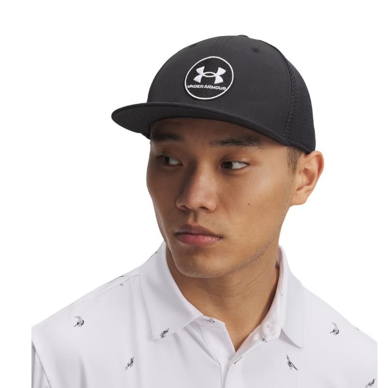 Under Armour Drive Mid Stretch Fit Golf Cap