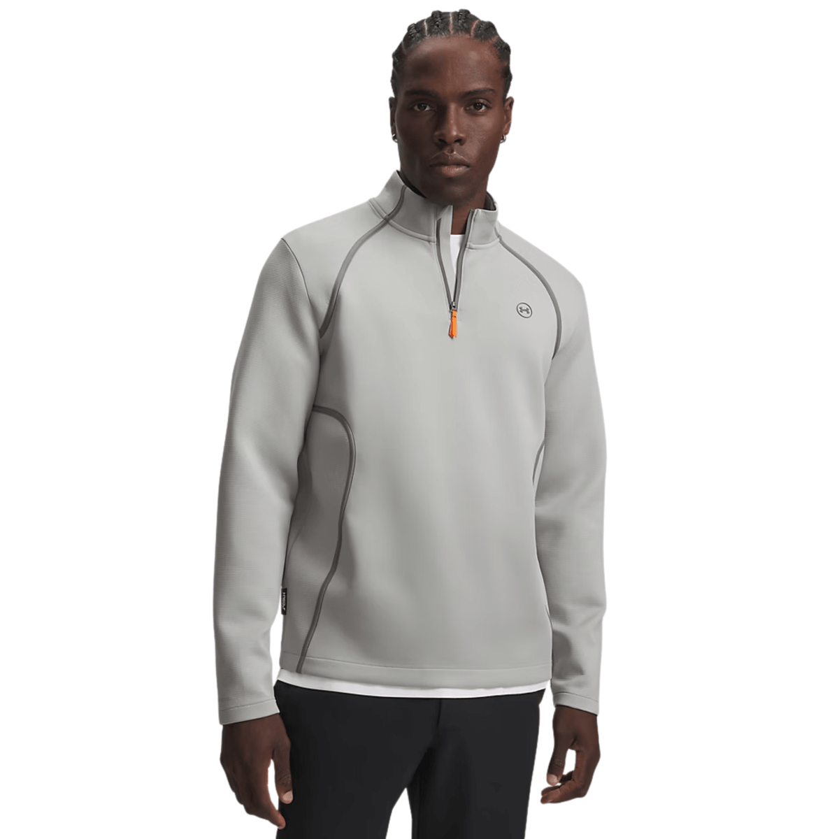 Under Armour Drive Midlayer 1/4 Zip Pullover Titanium Clay Green