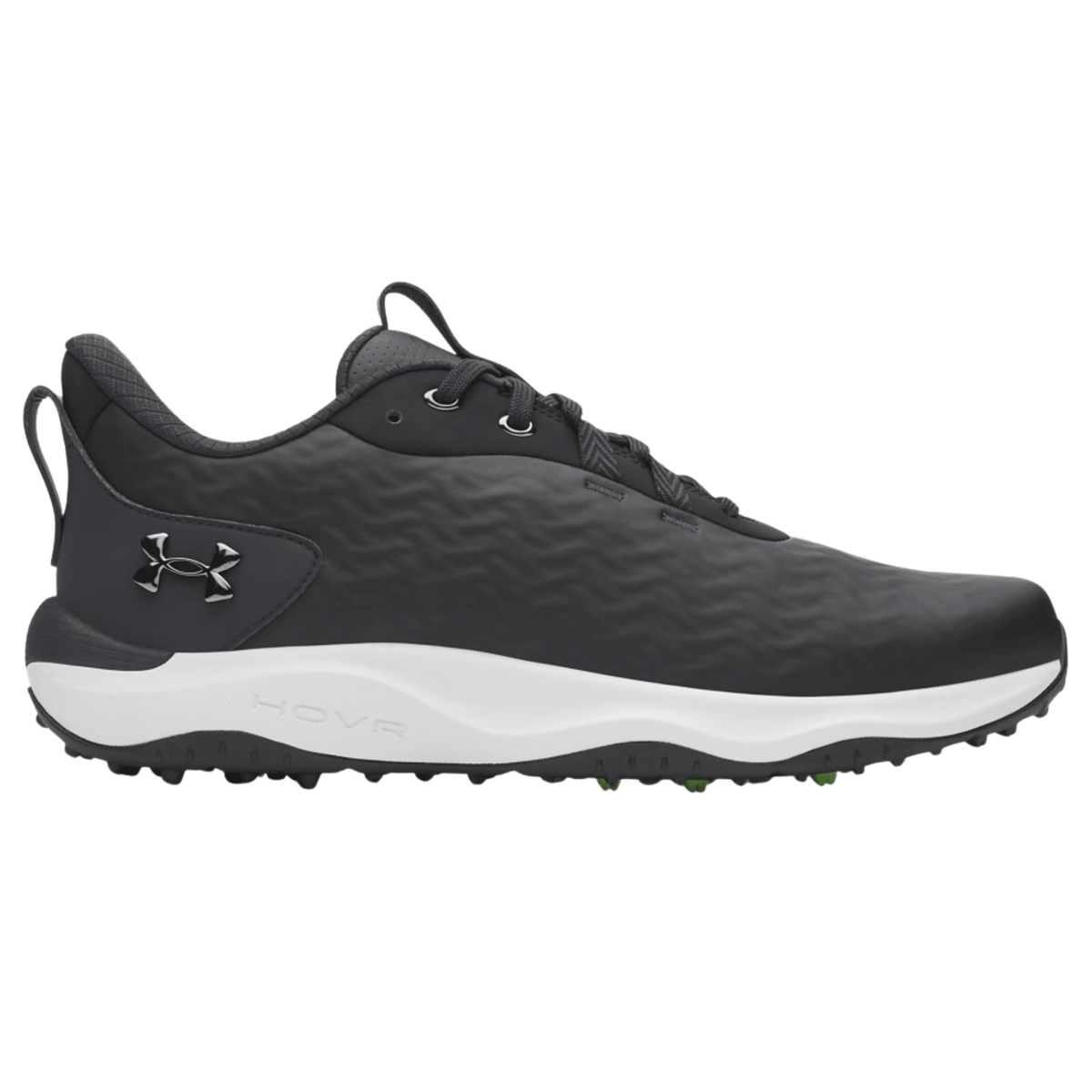 Under Armour Drive Pro Clone Spikeless Golf Shoes Black Anthracite Metallic Gold Medium