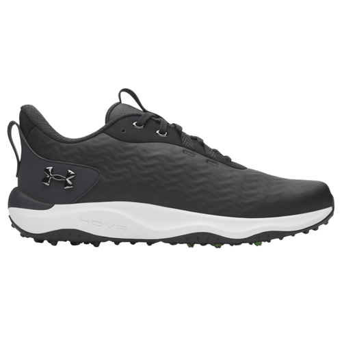 Under Armour Drive Pro Clone Spikeless Golf Shoes Black Anthracite Metallic Gold Medium