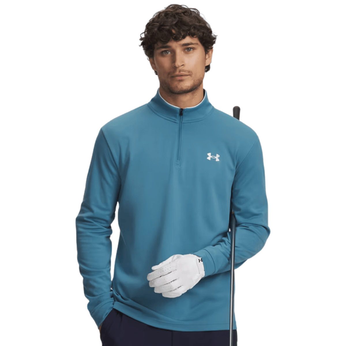 Under Armour Matchplay 1/4 Zip Sweater Boundless Blue White