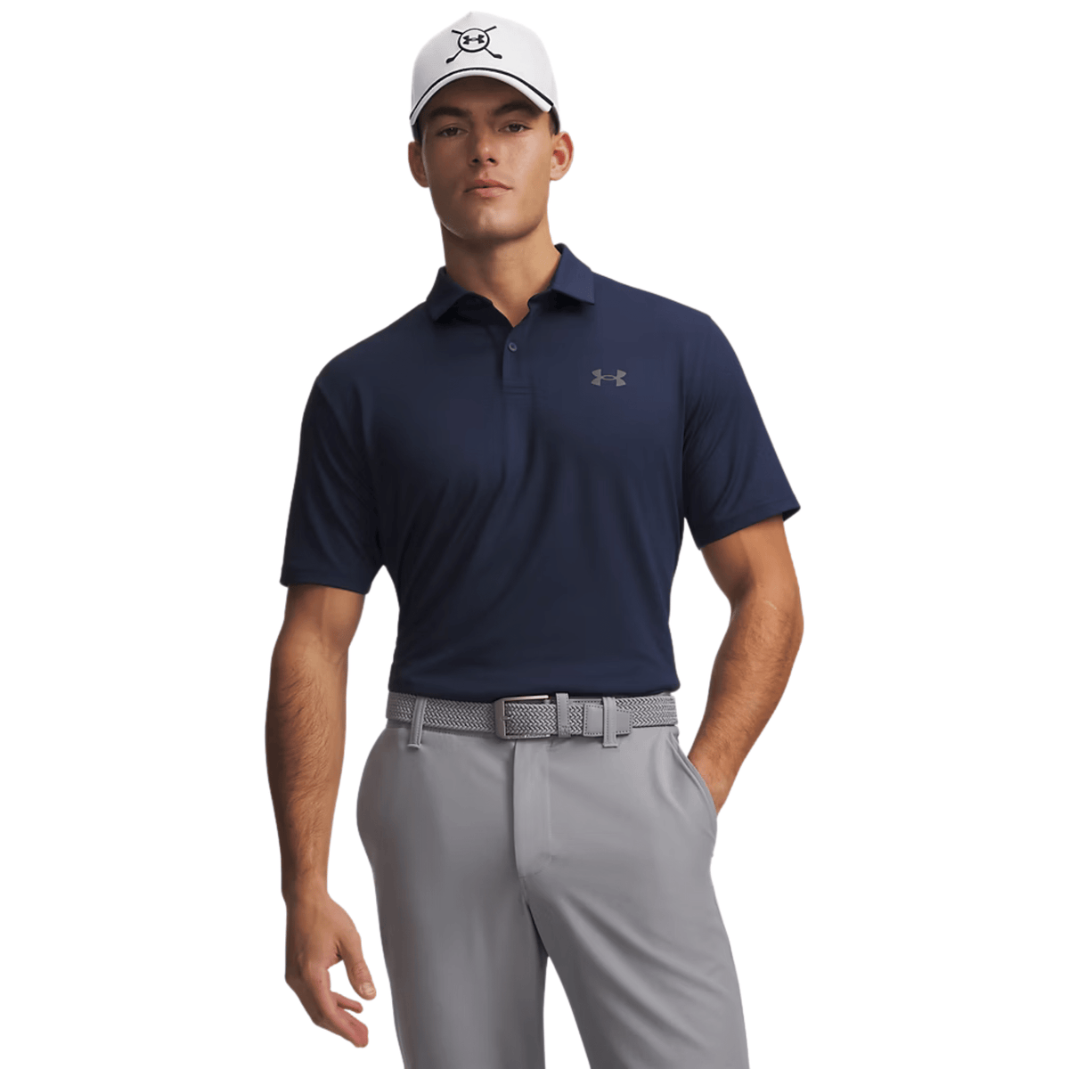 Under Armour Matchplay Golf Polo Academy Pitch Gray
