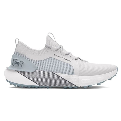 Under Armour Men's Phantom Spikeless Golf Shoes Distant Gray Harbor Blue Downpour Gray Medium