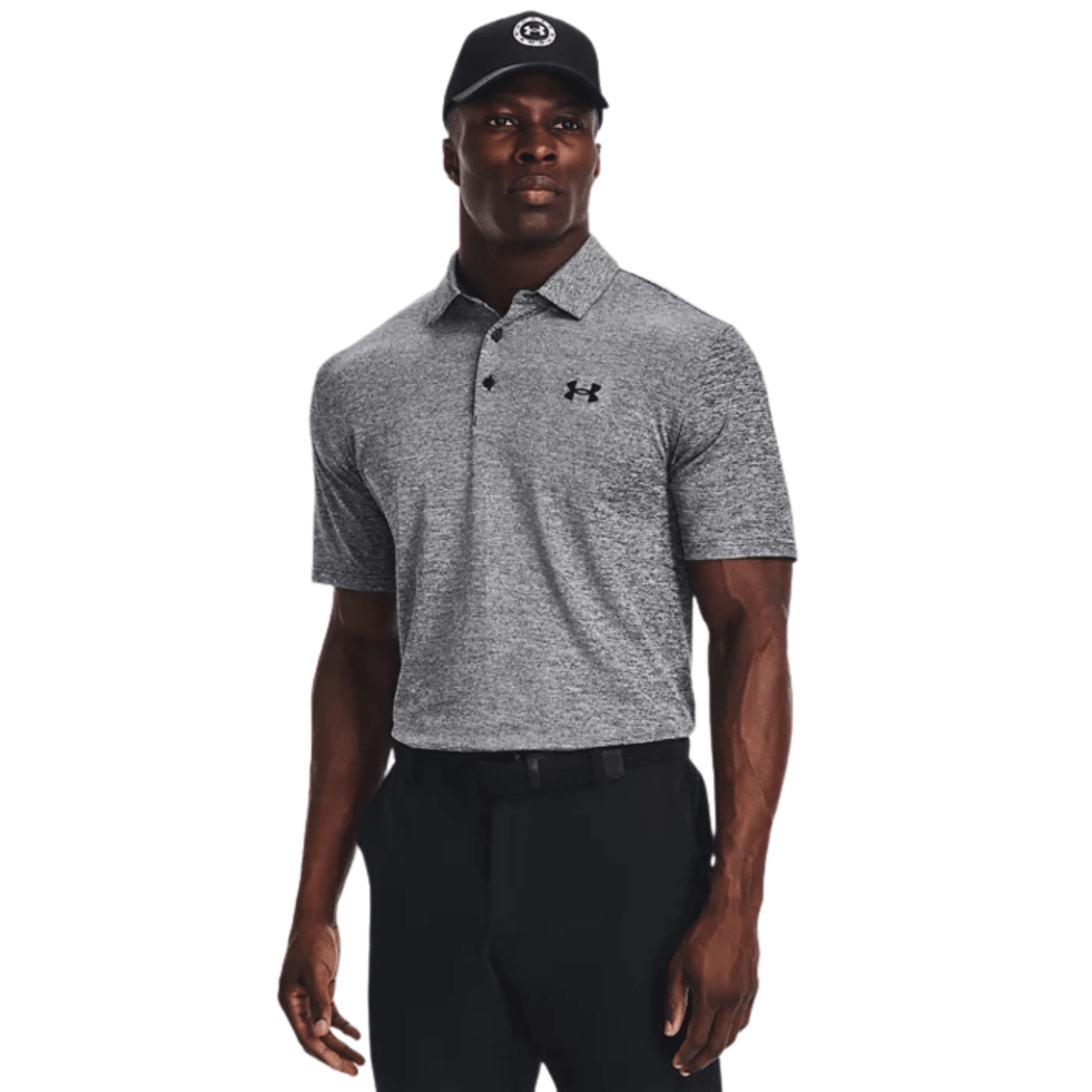 Under Armour Playoff 3.0 Golf Polo Black White