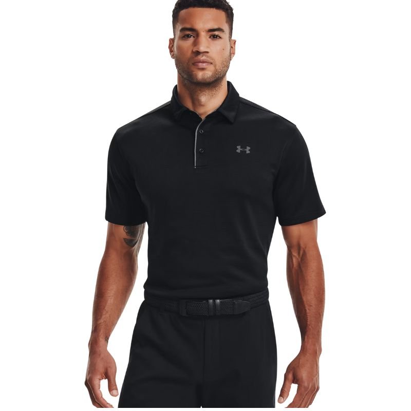 Under Armour Tech Golf Polo Black