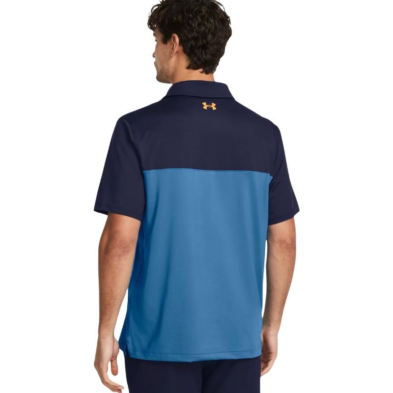 Under Armour Tee To Green Color Block Golf Polo