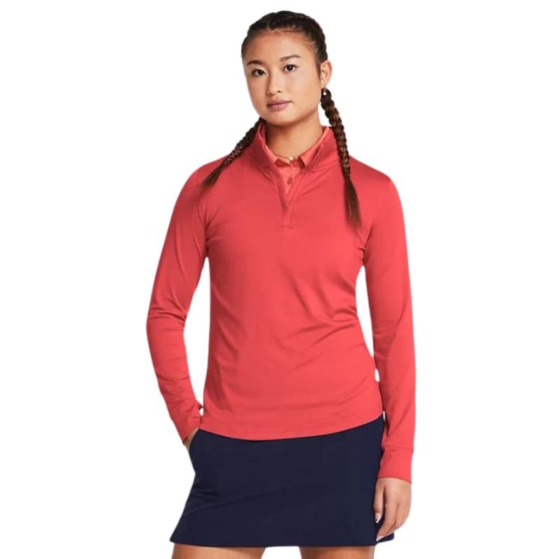 Under Armour Women's Playoff 1/4 Zip Red Solstice