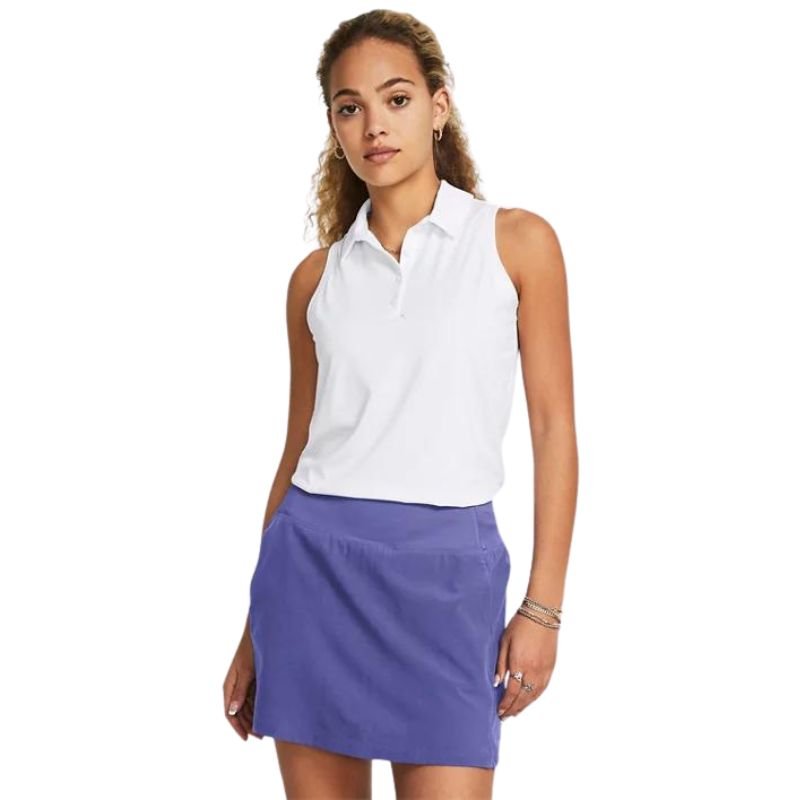 Under Armour Women's Playoff Sleeveless Polo White