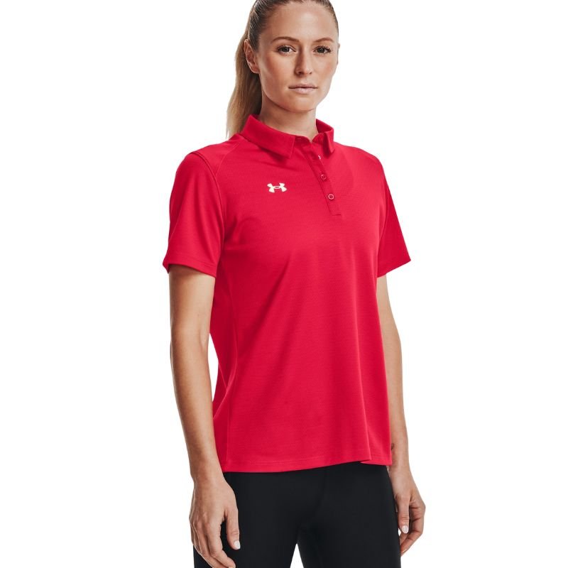 Under Armour Women's Tech Team Polo Red