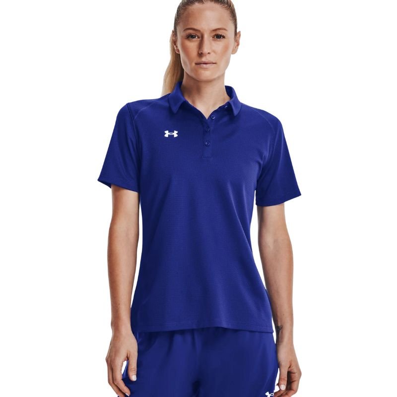 Under Armour Women's Tech Team Polo Blue