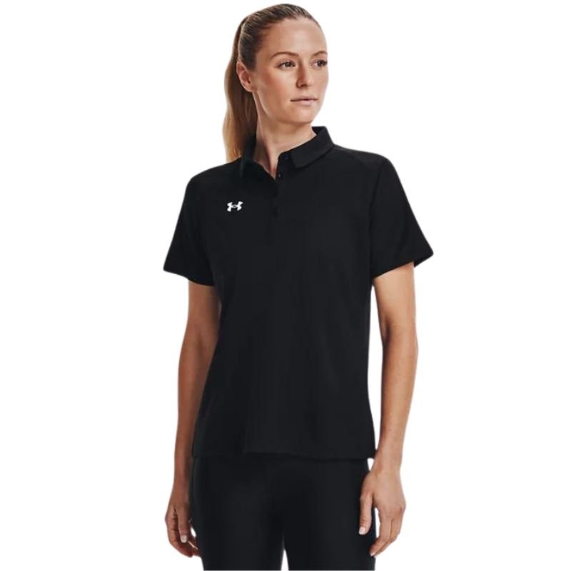 Under Armour Women's Tech Team Polo Black