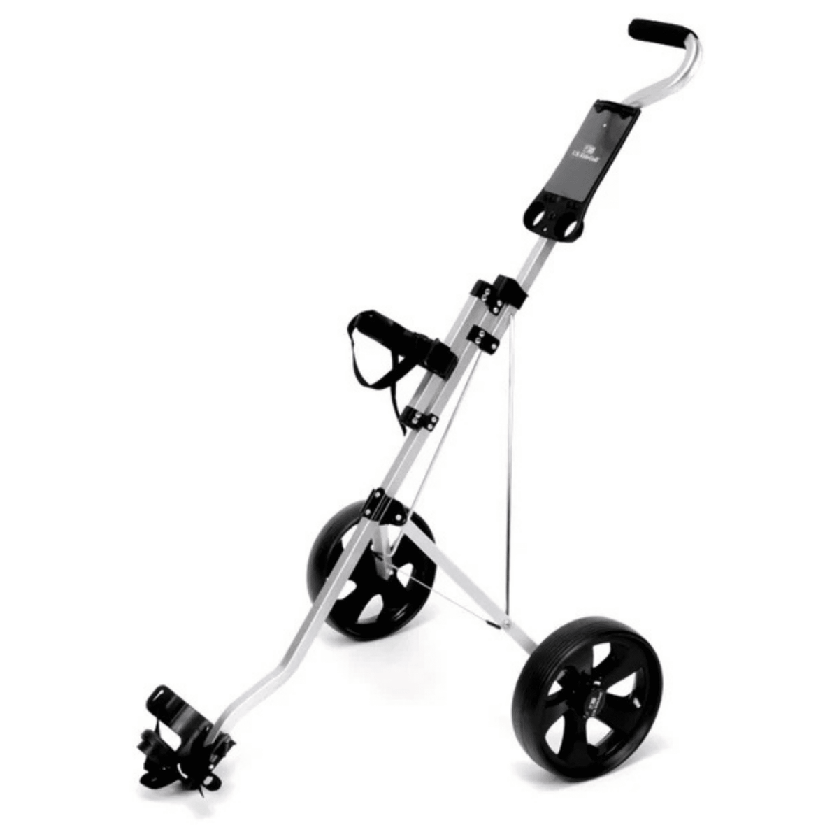 U.S. Kids Golf Junior 2-Wheel Pull Cart White Silver