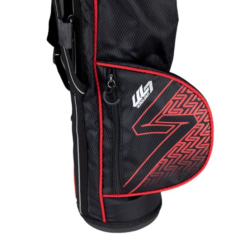 U.S Kids UL7 3-Club Golf Set - 39"-42" - Red