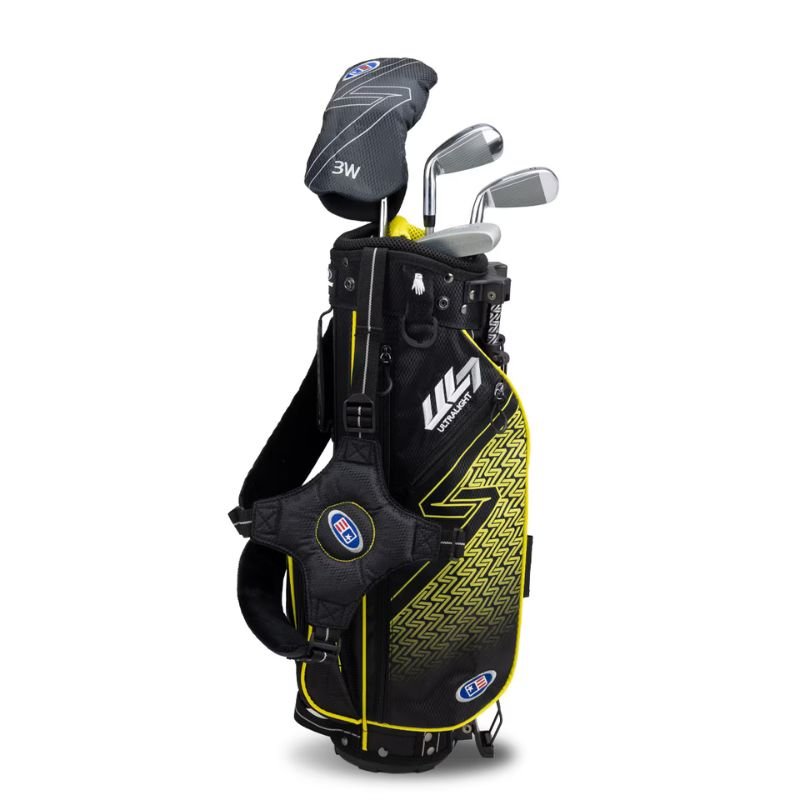 U.S Kids UL7 4-Club Golf Set - 42"-45" - Yellow Junior 42" - 45"
