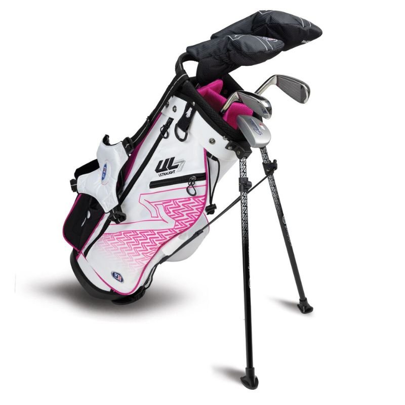 U.S Kids UL7 5-Club Golf Set - 48"-51" - Pink