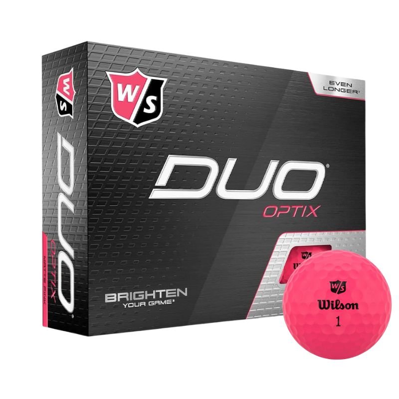 Wilson Duo Optix Golf Balls Pink