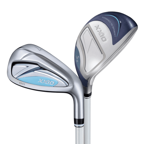 XXIO Women's 14 Hybrid Combo Iron Set - 5H 6H 7H, 8-PW SW Ladies Graphite - HYB (XXIO MP-1400 34g) IR (XXIO MP-1400 35g)