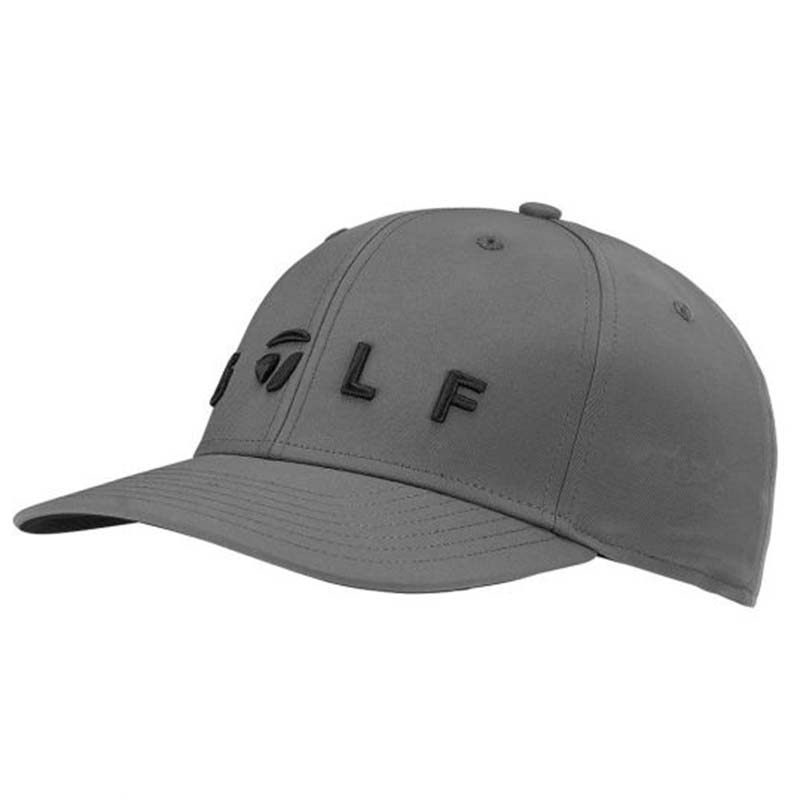TaylorMade Lifestyle Adjustable Golf Logo Hat Charcoal OSFA