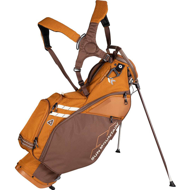 Sun Mountain 2023 4.5 LS 14-Way Stand Bag Java Pecan Beach