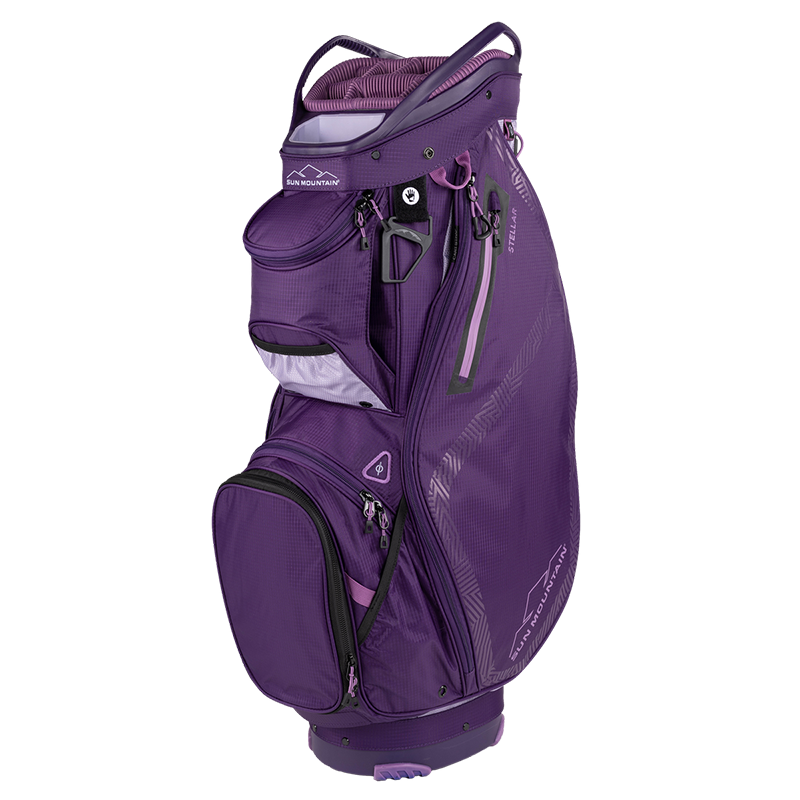 Sun Mountain 2023 Women's Stellar Cart Bag Lilac Regal Violet