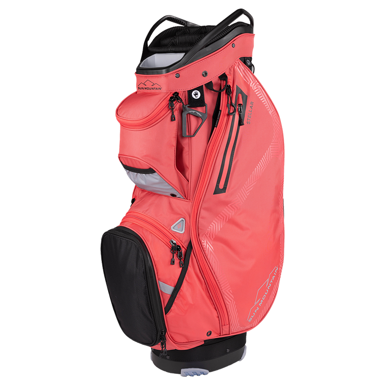 Sun Mountain 2023 Women's Stellar Cart Bag Black Coral Cadet
