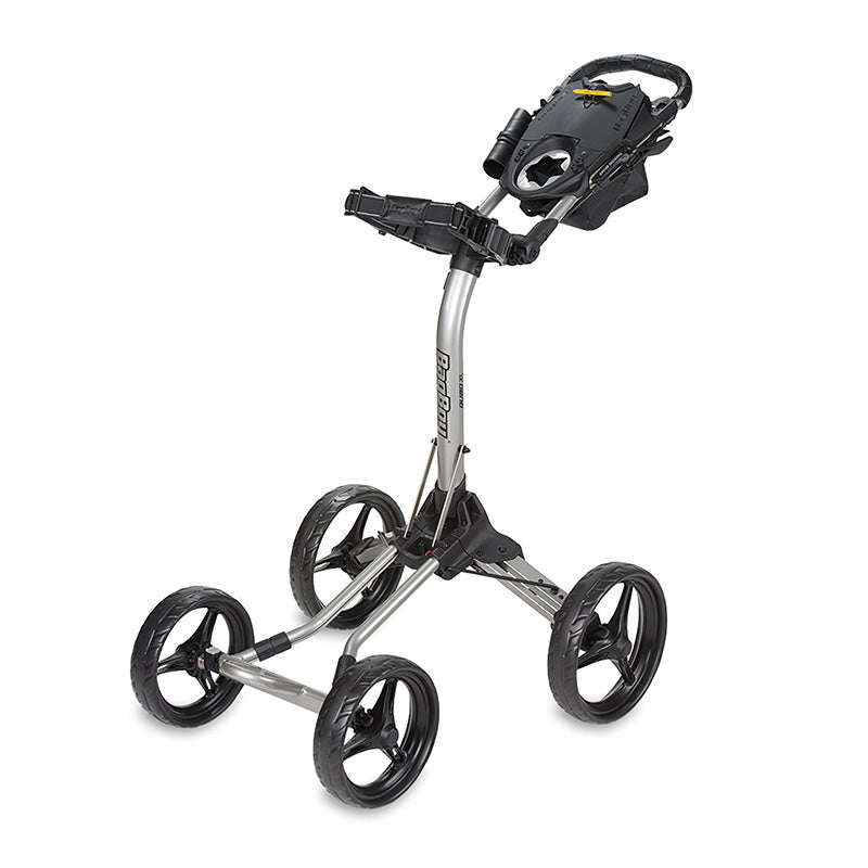 Bag Boy Quad XL Push Cart Silver Black
