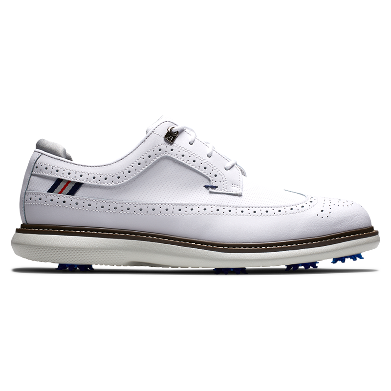 FootJoy Traditions Shield Tip Golf Shoe - Previous Season Style White