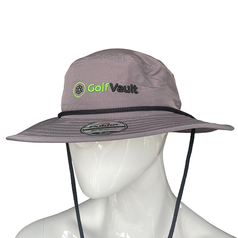 Golf Vault Bucket Hat Grey