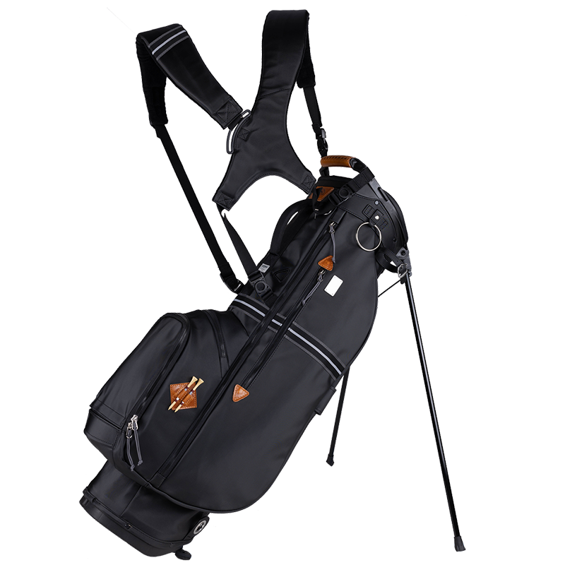 Sun Mountain 2023 Mid-Stripe Stand Bag - Double Strap Black
