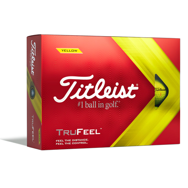 Titleist TruFeel Prior Gen. Golf Balls Yellow