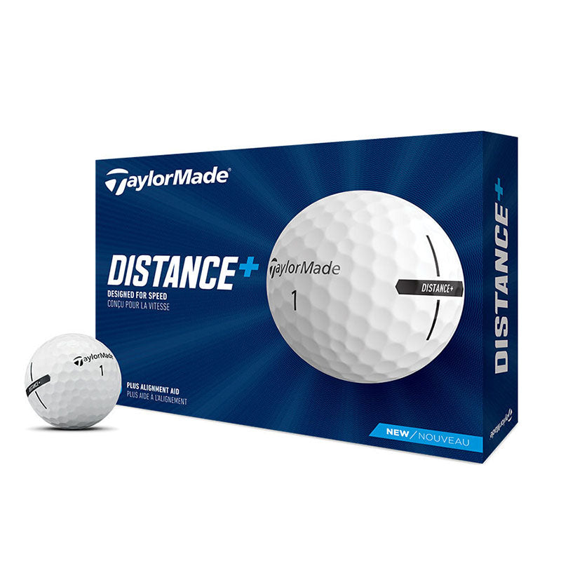 TaylorMade Distance+ Golf Balls White