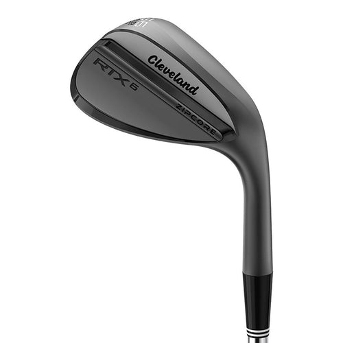 Cleveland RTX 6 Zipcore Black Satin Wedge DYNAMIC GOLD SPINNER TOUR ISSUE