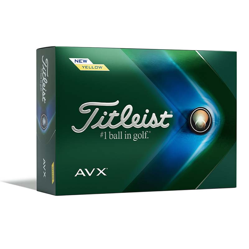 Titleist AVX Golf Balls - Previous Season Yellow