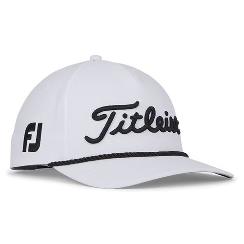 Titleist Tour Rope Hat White Black OSFA