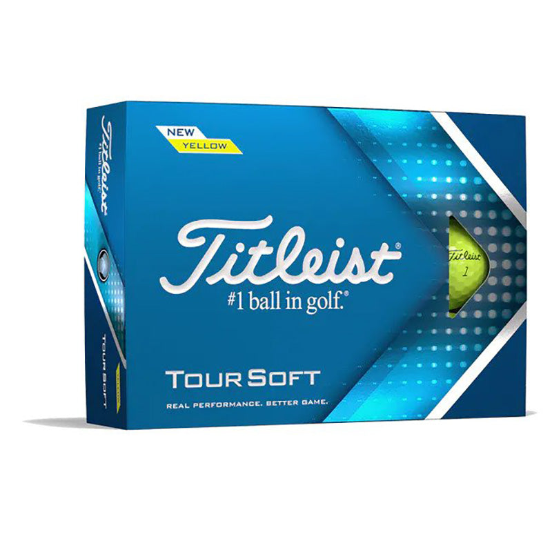 Titleist Tour Soft Golf Balls - Previous Season Yellow