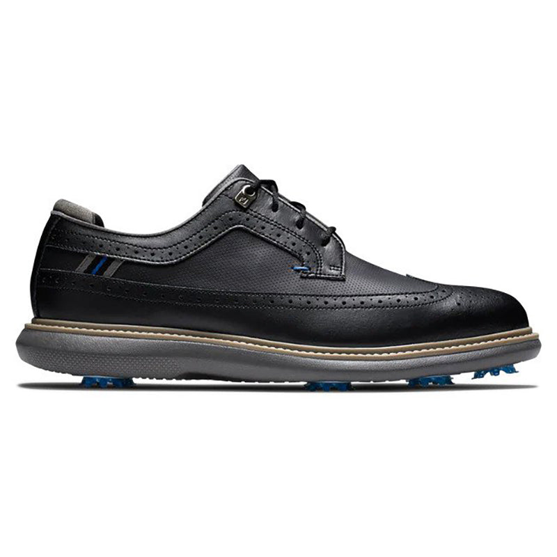 FootJoy Traditions Shield Tip Golf Shoe - Previous Season Style Black