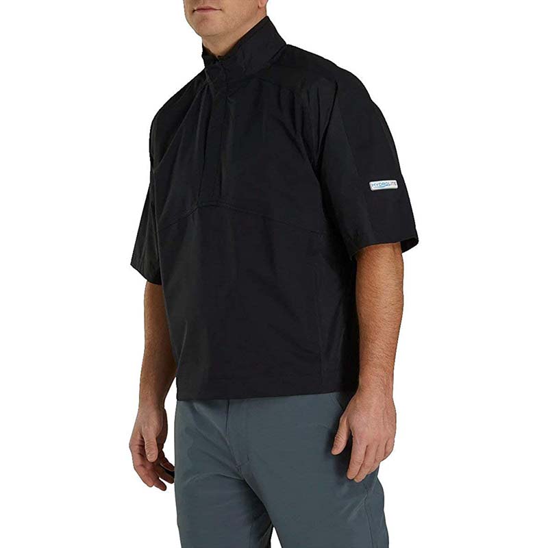 FootJoy Hydrolite Short Sleeve Rain Shirt Black