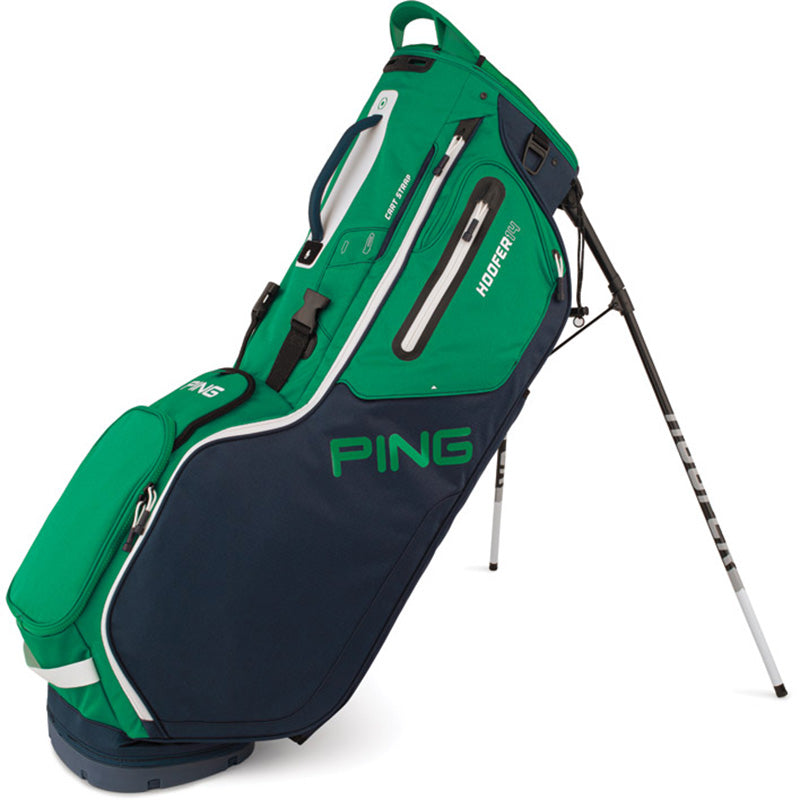 PING Hoofer 14 Carry Bag Navy Green White
