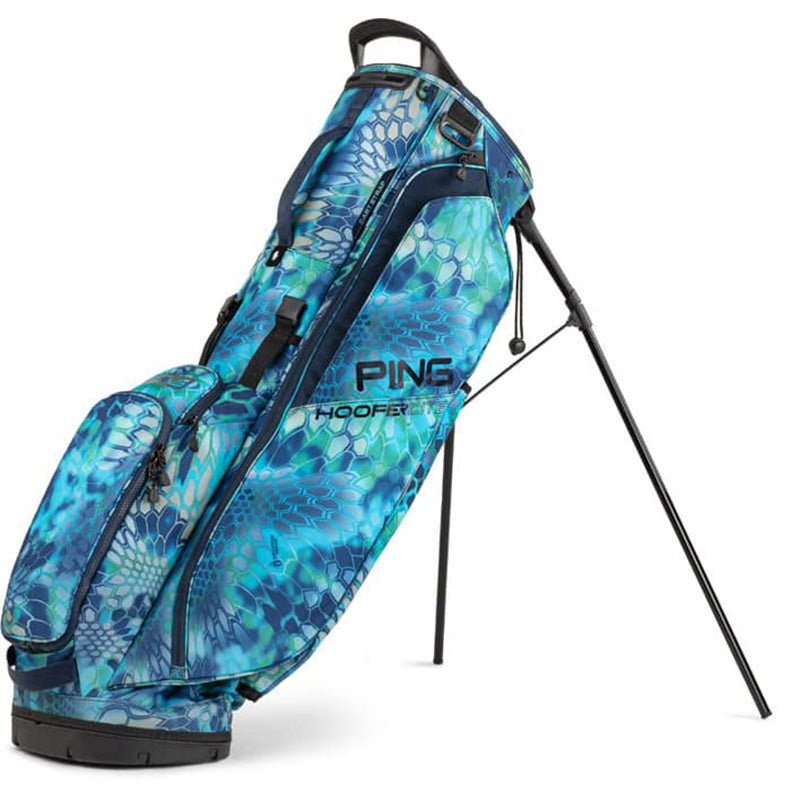PING Hoofer Lite Stand Bag (Pontus Kyrptk) + PING PUA Boonie Hat Pontus Kryptek