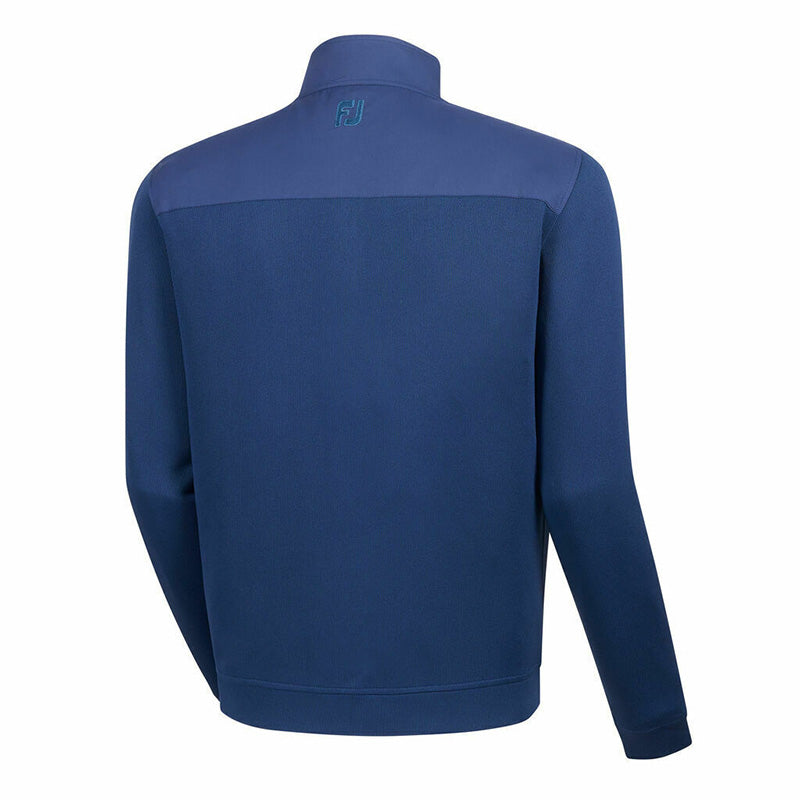 Footjoy Flat Back Rib Full-Zip Mid Layer Sweater