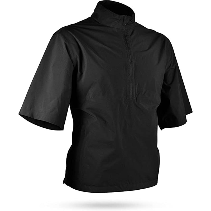 Sun Mountain Monsoon Short-Sleeve Rain Jacket Black