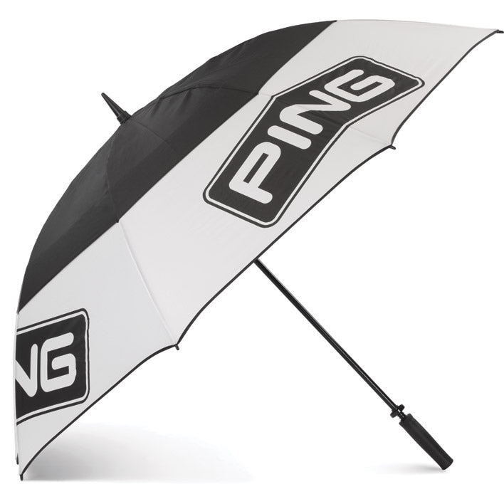 PING Tour Umbrella Black White