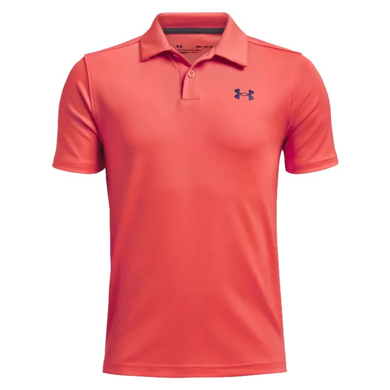 Under Armour Boy's Performance Polo Rush Red