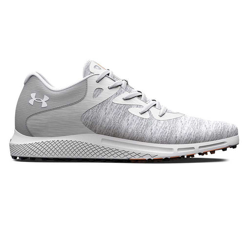 Under Armour Women's Charged Breathe 2 Knit Spikeless Golf Shoes Grey White Medium